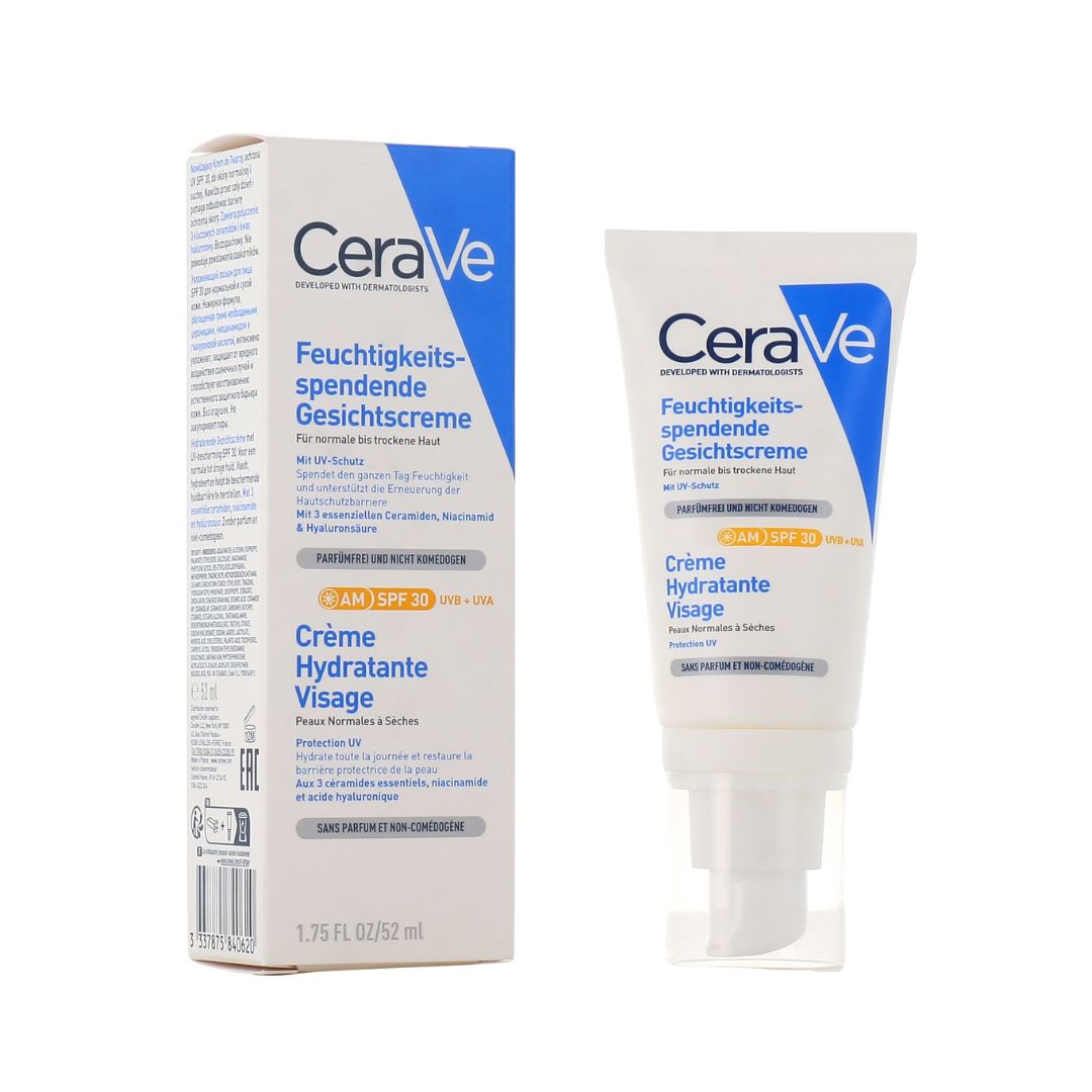 image Cerave – Crème hydratante visage SPF30