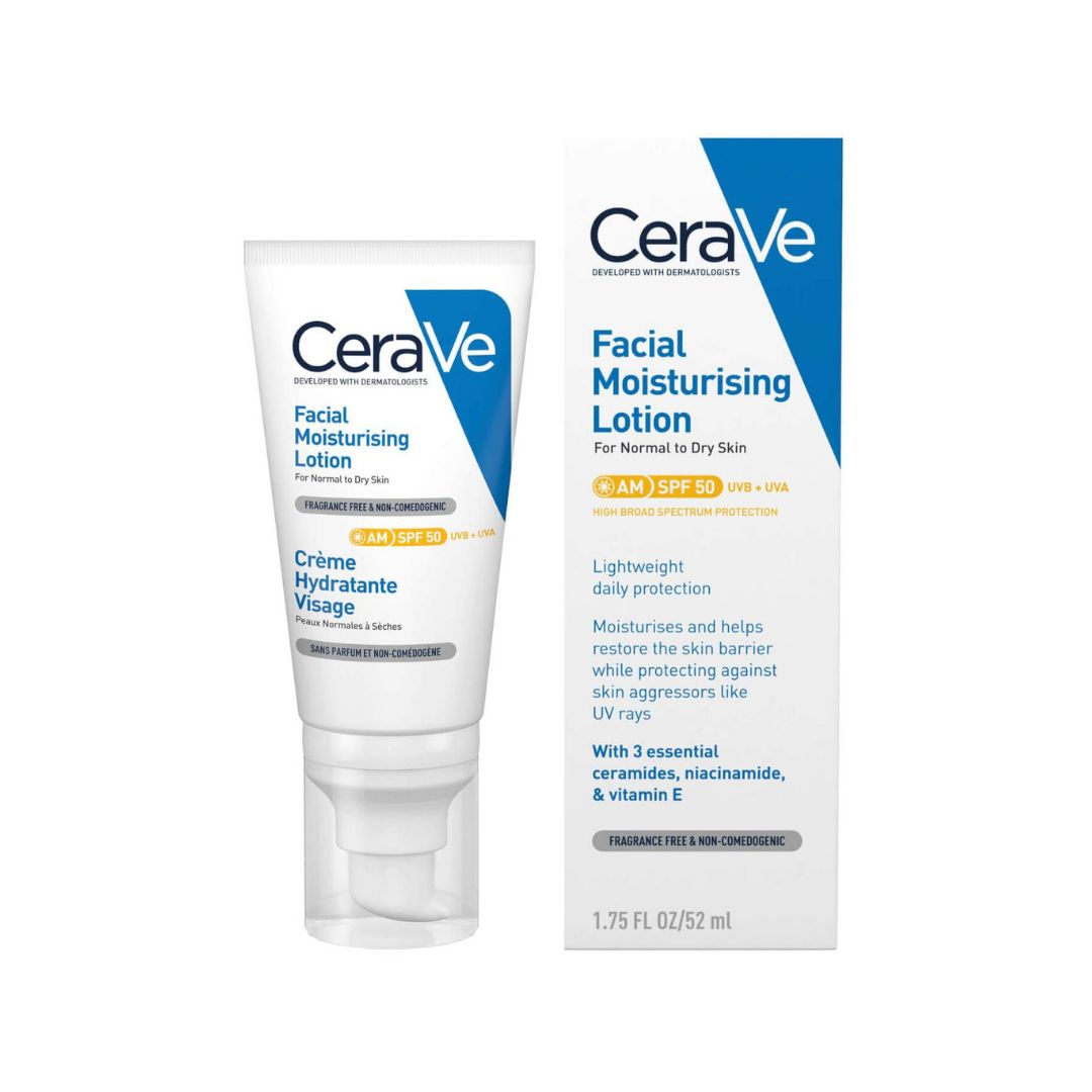 image Cerave – Crème hydratante visage SPF50